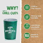16 oz. Party Cups (St. Patrick Green / 12 Count)
