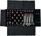 Velvet Travel Jewelry Case Roll Bag Organizer - Image 4