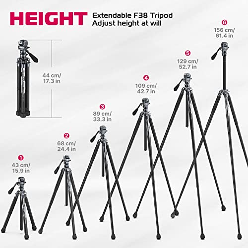 F38 Carbon Fiber Video Travel Tripod