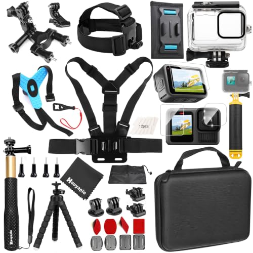 Accessories Kit for GoPro Hero 13 12 11 10 9 Black