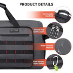 Foldable Duffle Bag for Men Large 65L Travel with Shoe Compartment (Silvery Grey)