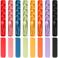 Reusable Travel Utensils Set with Case (32 Sets - Red, Pink, Dark Blue, Nordic Green, Yellow, Orange, Purple, Black)