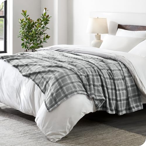 Fleece Blanket Luxury Microplush (Full/Queen / 38 - Tartan Plaid)