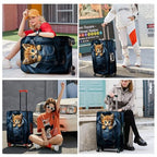 Cute Kitten in Pocket Luggage Cover (#5 / L(fits 28-30Inch suitcase))
