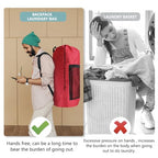 Laundry Bag Backpack (1Pack / Red)