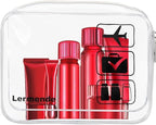 Lermende 2pcs Clear Toiletry Bag TSA Approved Travel Bag, Carry On - Image 7
