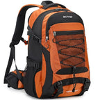 40L Hiking Backpack Waterproof Lightweight Daypack Travel Sports Camping Backpack for Men Women Orange (40L / Orange)