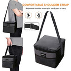 6 Can 5L Lunch Bag for Women Men Portable Lunch Box Small Cooler Bag Soft Collapsible Reusable Insulated Lunch Tote for Everyday Work Travel (Green)