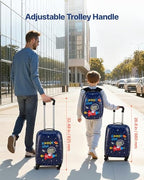 Kids Luggage Set (18 Inches 2-Piece Set / Dinosaur)