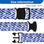 2 Pack Luggage Straps for Suitcases (24020 Blue Wave)