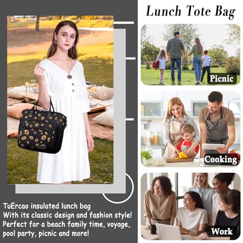 Sunflower Lunch Box for Women (Large / A23: Sunflower)