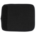 Neoprene Luggage Handle Wraps for Traveling Bright Color Luggage Tags (Black)