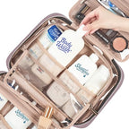 Travel Toiletry Bag for women (Large / Peach Pink)