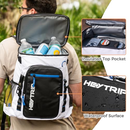 Backpack Cooler Insulated Waterproof Leakproof Lunch Bag 36 Cans (Black - 36 Cans)