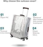 28 Inch Clear PVC Luggage Cover Protectors Suitcase Covers - Image 6