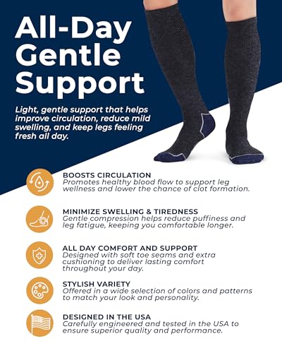 Compression Socks for Men (XX-Large / Dark Gray Pack - 3 Pairs)