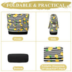 Beach Bag for Women (Stripe Pineapple)