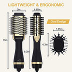 Hair Dryer Brush Volumizer (Gold)