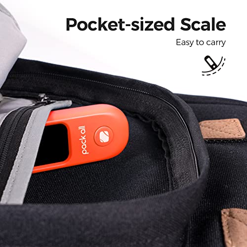 Digital Luggage Scale for Travel (Orange)