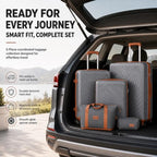 Luggage Sets 5 Piece (Grey / 5 Piece Sets (21/25/29/Db/Tb))
