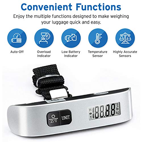 Luggage Scale (Ash Silver-2 pack)