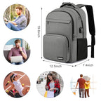 Backpack for School (Grey / 15.6 Inch)