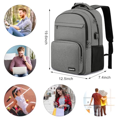 Backpack for School (Grey / 15.6 Inch)