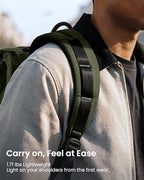 Flap Laptop Backpack (Green Lightweight)