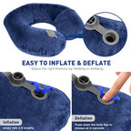 Neck Pillows for Travel (Navy Blue / U-Shape)