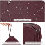 Electronic Organizer (9.1 x 5.9 x 3.15 inches / Wine Red)