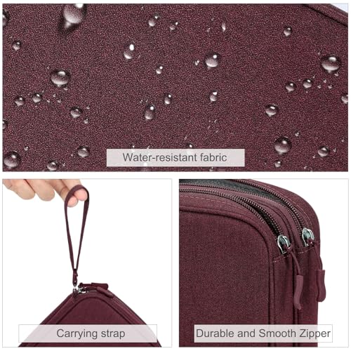 Electronic Organizer (9.1 x 5.9 x 3.15 inches / Wine Red)
