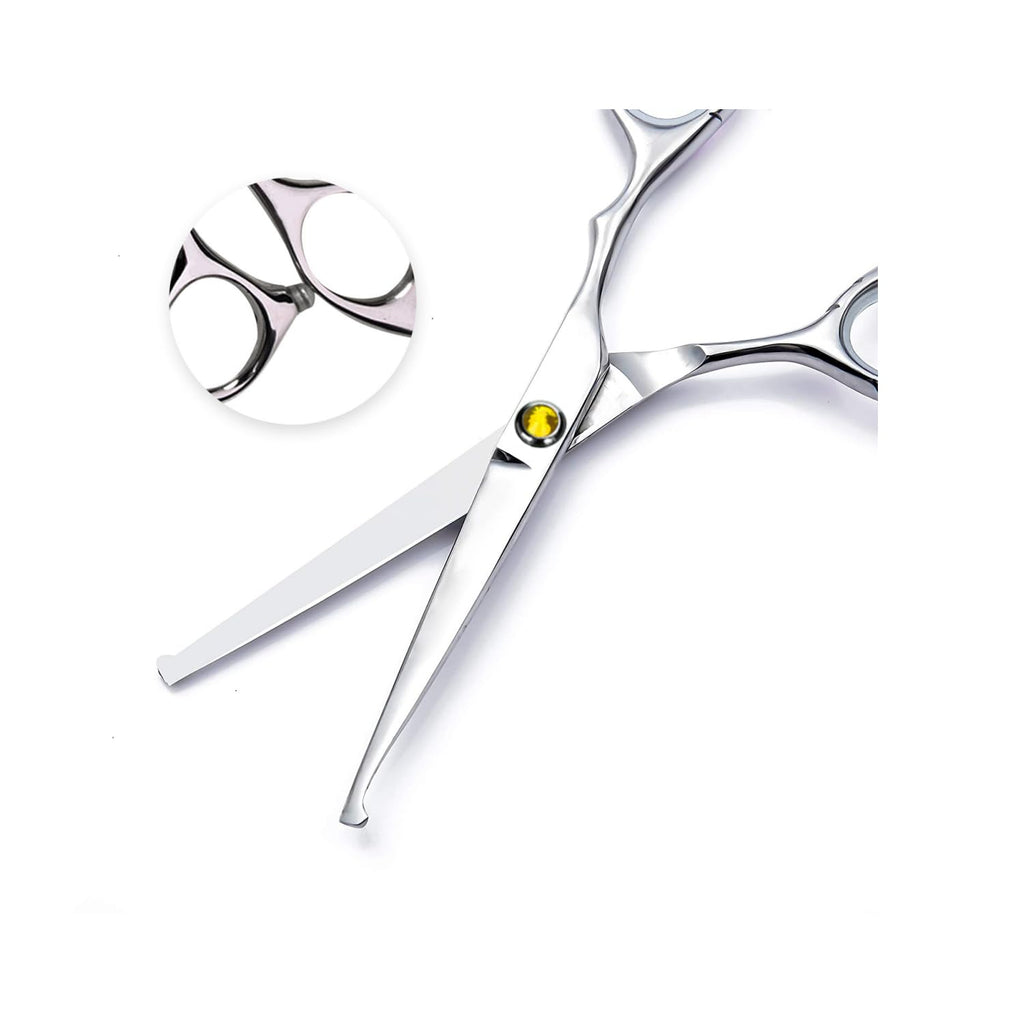 Professional Hair cutting Scissors 6.5 Inch Hair Shears for Women (White)