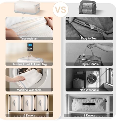 Comforter Storage Bag (Beige / 2 Pack)