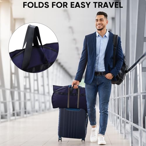 1PK Garment Bags for Hanging Clothes (Blue / 60" 1PK)