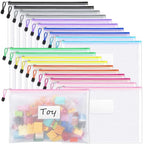 20 Pack Mesh Zipper Pouch Bags (A4/Letter Size / 20 Pack)