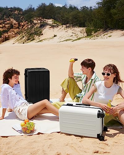 Carry On Suitcase (06-Solid White (Danube) / Carry-On 20-Inch)