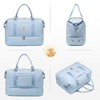 Travel Duffle Bag (Light Blue / Large-2 Pcs)
