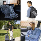 Premium Soft Lightweight Travel Blanket Pillow Airplane (L01-gray)