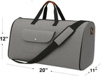 Convertible Garment Bag for Travel – 2 in 1 Carry On Duffel Suit Bag - Image 6