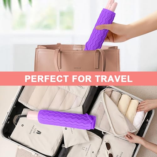 Plus Size Silicone Heat Resistant Mat for Hair Tools (Purple)