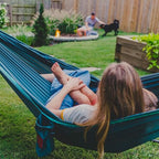 TrunkTech Single Hammock (Green/Aqua)