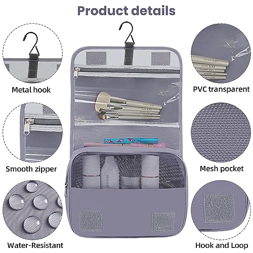 10 Set Packing Cubes Various Sizes Packing Organizer for Travel Accessories Luggage Carry On Suitcase (10-Grey / 10 Set-full Mesh)