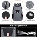 Laptop Backpack for Men (Large / Grey)