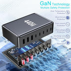 440W USB C Charger Block (Black-440W)