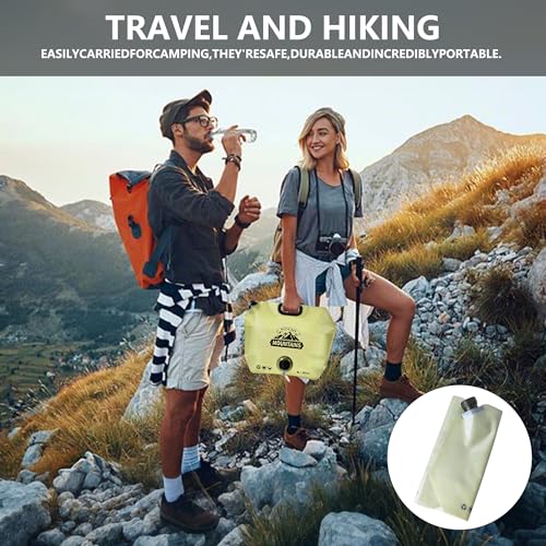 Camping Water Container (Beige & Green)