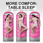 Cold Weather Sleeping Bags for Adults (Pink-5.3lb)