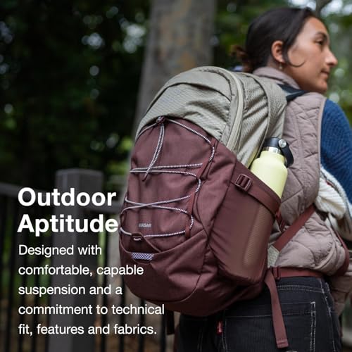 Quasar Commuter Backpack (Moss Green-earl Grey Heather)