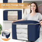 90L Clothes Storage (3 Pack-90l / Blue)