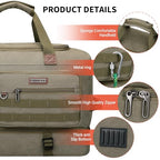 Duffle Bag for Men 60L Travel Canvas Weekender with Toiletry Bag (Army Green)
