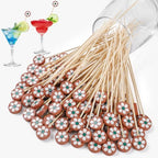 100 Pcs Cielito Lindo Mexican Terracotta Flower Cocktail Picks (Mexican Terracotta Flower)